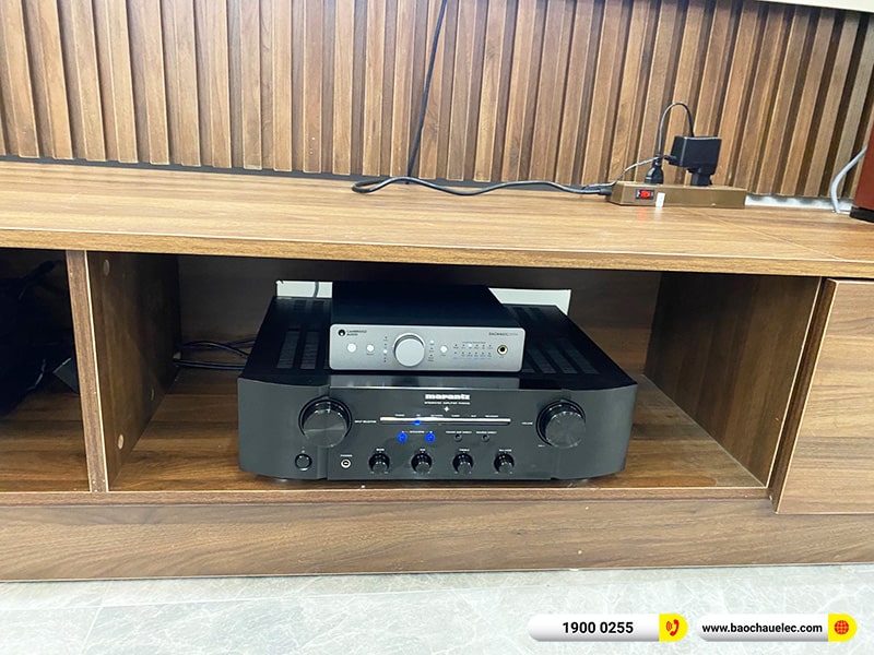 Lắp đặt dàn karaoke, nghe nhạc trị giá hơn 110 triệu cho anh Quang tại Hải Phòng (JBL Studio 690, KX180A, PM6008, Cambridge 200M, A120P, VM200) 