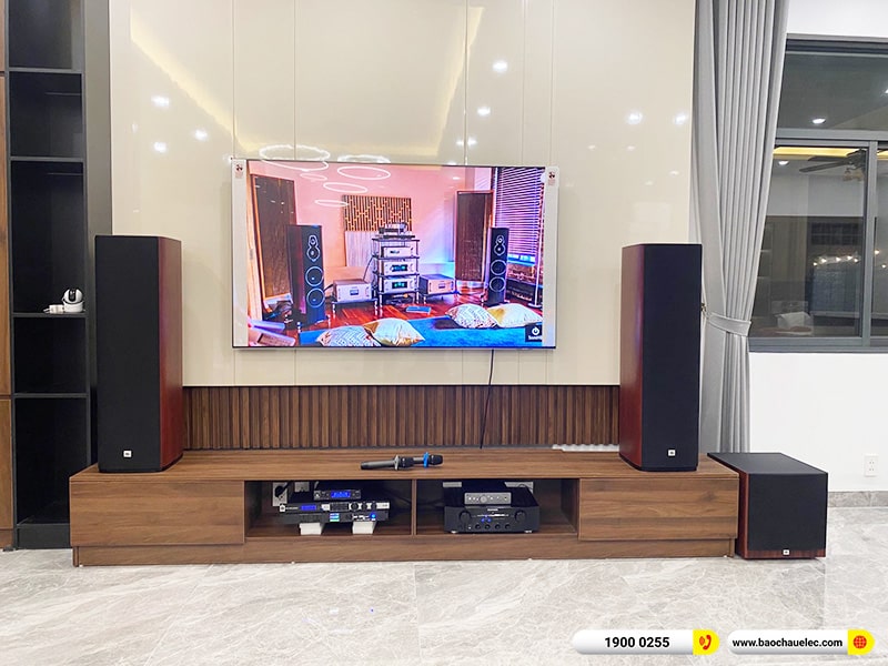 Loa JBL Studio 690 lắp cho nh&agrave; anh Quang