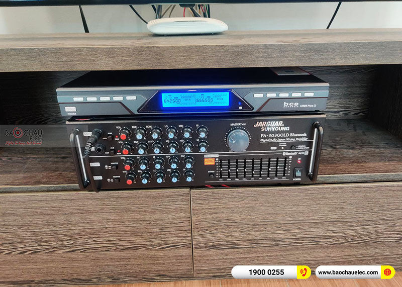 Lắp đặt dàn nghe nhạc, karaoke anh Tùng