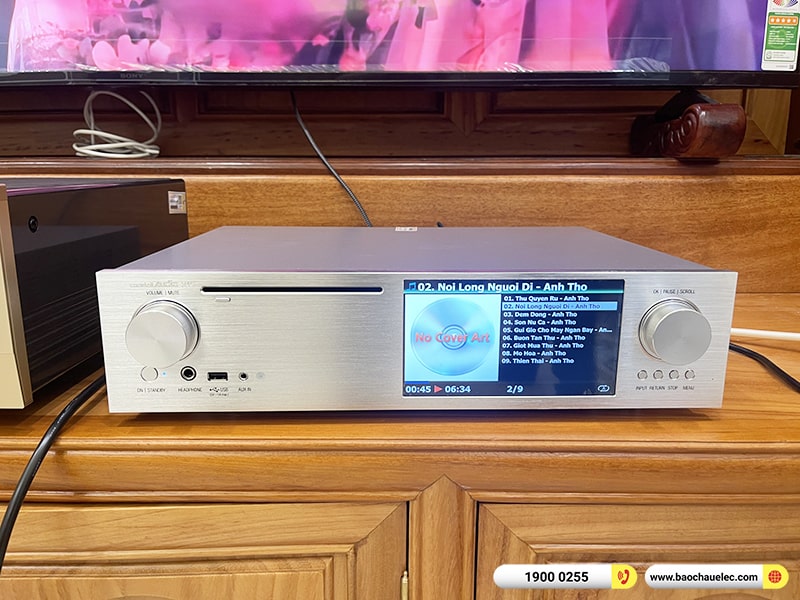 Lắp đặt d&agrave;n nghe nhạc Hi-end 260tr cho kh&aacute;ch h&agrave;ng tại H&agrave; Nội (Focal Aria 948, Accuphase E380, Cocktail Audio X45, S300 4TB) 