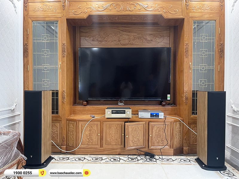 Lắp đặt d&agrave;n nghe nhạc Hi-end 260tr cho kh&aacute;ch h&agrave;ng tại H&agrave; Nội (Focal Aria 948, Accuphase E380, Cocktail Audio X45, S300 4TB) 