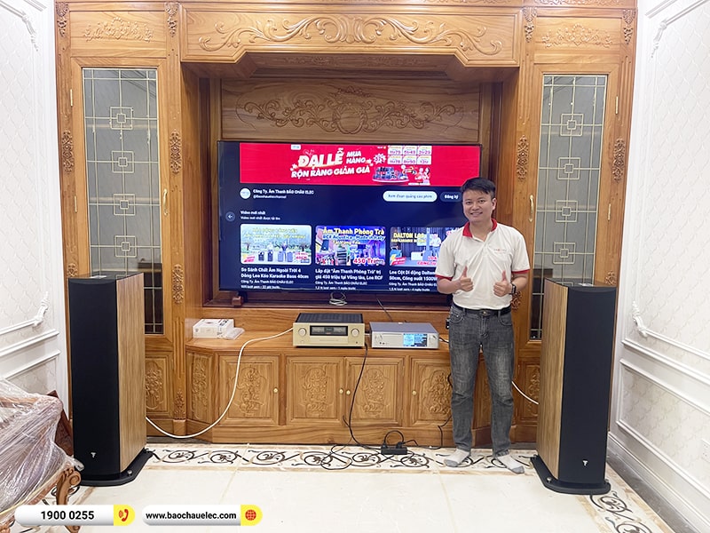 Lắp đặt d&agrave;n nghe nhạc Hi-end 260tr cho kh&aacute;ch h&agrave;ng tại H&agrave; Nội (Focal Aria 948, Accuphase E380, Cocktail Audio X45, S300 4TB) 
