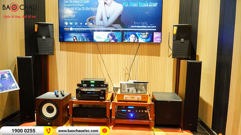 Lắp đặt d&agrave;n karaoke nghe nhạc, xem phim trị gi&aacute; gần 200 triệu cho anh Việt Anh tại H&agrave; Nội 