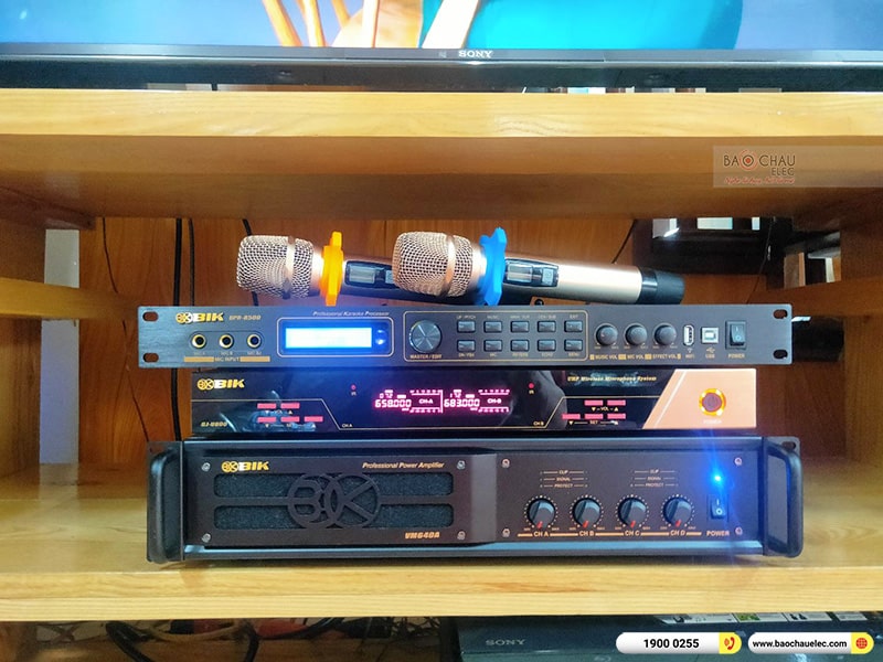 Lắp đặt dàn karaoke trị giá gần 50 triệu cho chị Hồng tại Hà Nội
