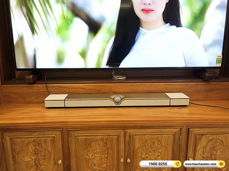 Lắp đặt Loa Soundbar Devialet Dione Opera De Paris hơn 75tr cho kh&aacute;ch h&agrave;ng tại H&agrave; Nội