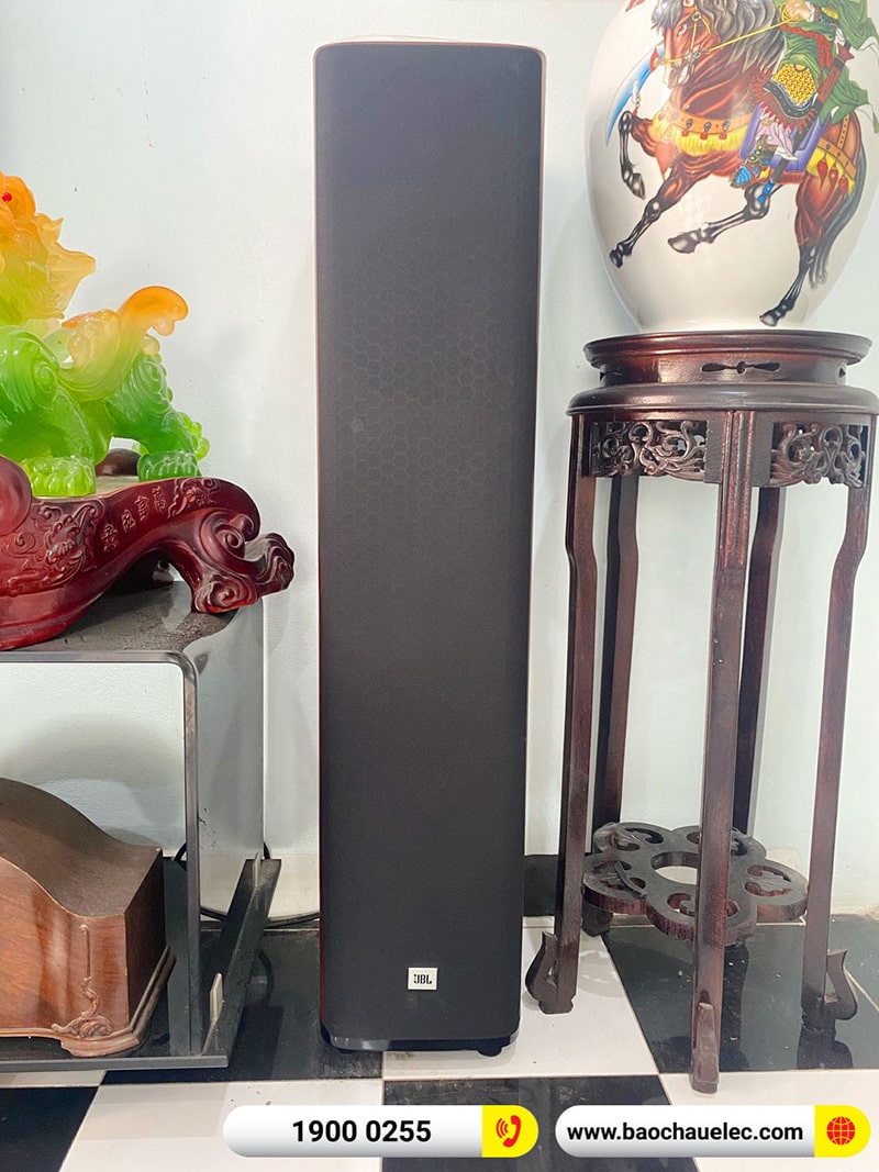 Lắp đặt bộ loa nghe nhạc JBL Studio 680 hơn 31tr cho anh Điền tại Hà Nội