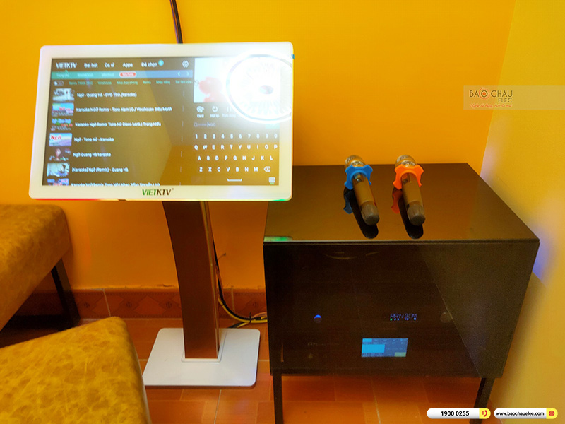 Lắp đặt hệ thống phòng hát karaoke mini trị giá gần 90 triệu cho anh Long tại Hà Nội