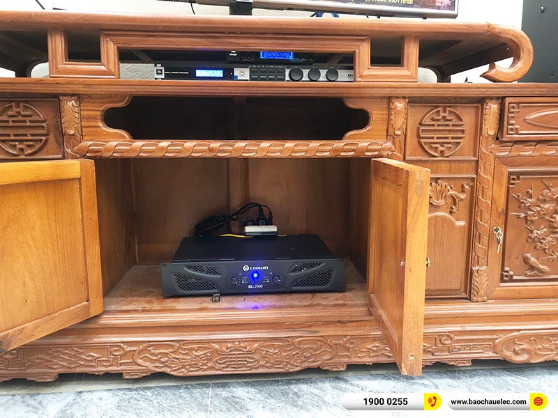 Lắp đặt dàn karaoke trị giá gần 80 triệu cho anh Khánh tại Hà Nội (JBL XS12, Crown Xli2500, KX180A, Pasion 12SP, JBL VM200) 