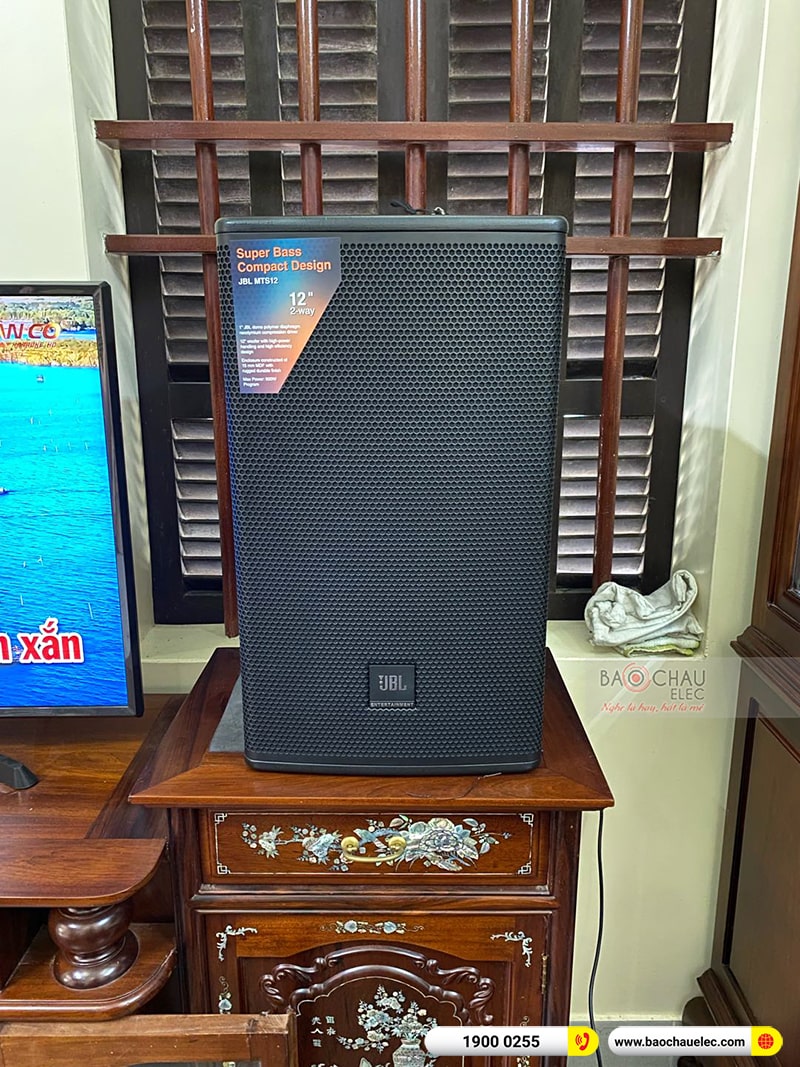 Lắp đặt dàn karaoke trị giá hơn 70 triệu cho anh Quang tại Hà Nội (JBL MTS12, Crown Xli2500, KX180A, JBL A120P, JBL VM200) 