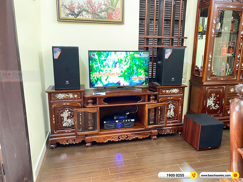 Lắp đặt dàn karaoke trị giá hơn 70 triệu cho anh Quang tại Hà Nội (JBL MTS12, Crown Xli2500, KX180A, JBL A120P, JBL VM200) 