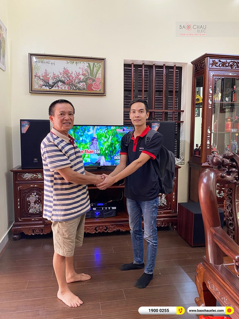 Lắp đặt dàn karaoke trị giá hơn 70 triệu cho anh Quang tại Hà Nội (JBL MTS12, Crown Xli2500, KX180A, JBL A120P, JBL VM200) 