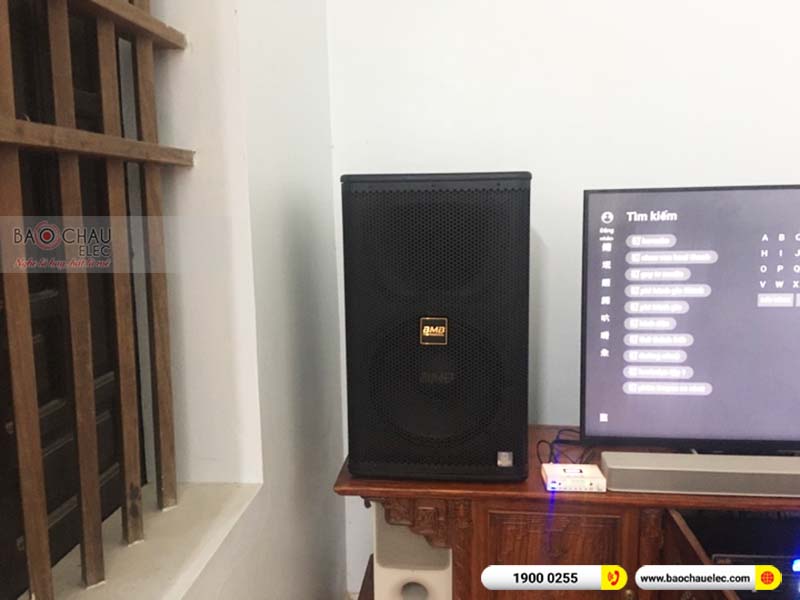 Lắp đặt dàn karaoke gia đình anh Sáng