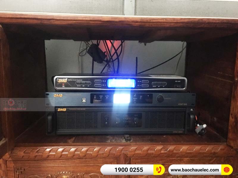 Lắp đặt dàn karaoke gia đình anh Sáng