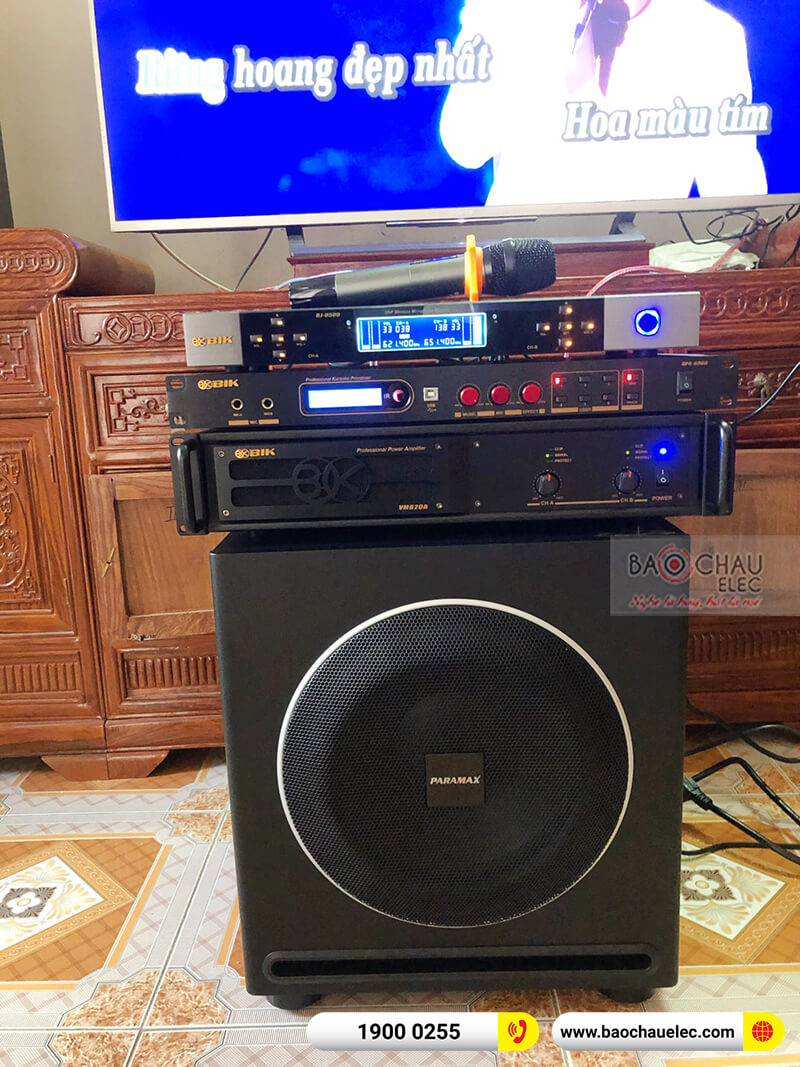 Lắp đặt dàn karaoke chị Hiền tại Hà Nội