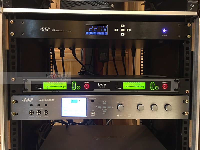 Dàn karaoke gia đình cao cấp của anh Thanh ở Vinhome h7
