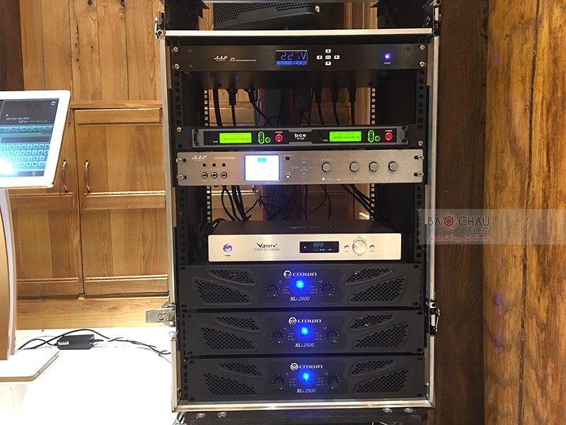 Dàn karaoke gia đình cao cấp của anh Thanh ở Vinhome h8