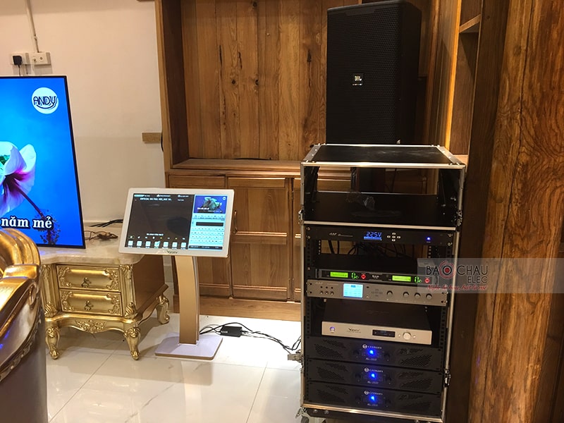 Dàn karaoke gia đình cao cấp của anh Thanh ở Vinhome h9