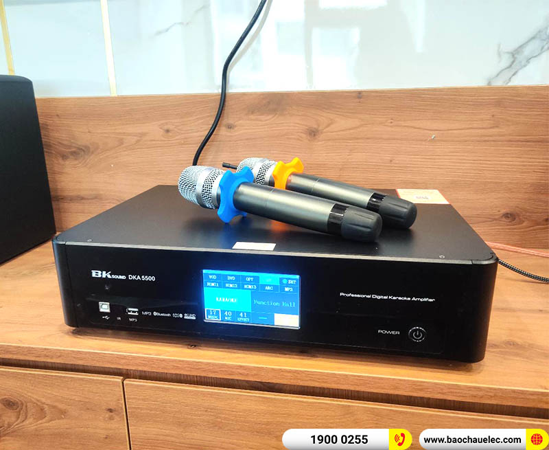 dàn karaoke cho gia đình chị Hưng ở Vinhome Tây Mỗ