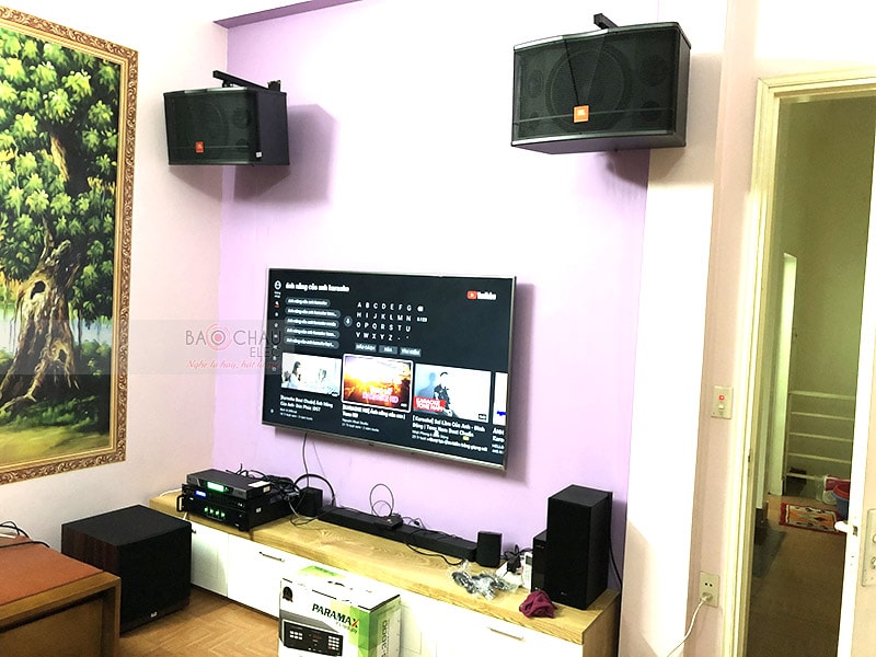 Dàn karaoke gia đình anh Dương ở Xuân Đỉnh, Hà Nội h5