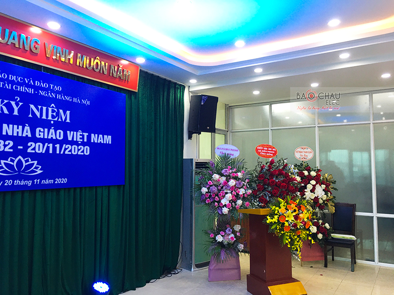 Lắp đặt hệ thống âm thanh hội trường Đại học Tài Chính – Ngân Hàng h7