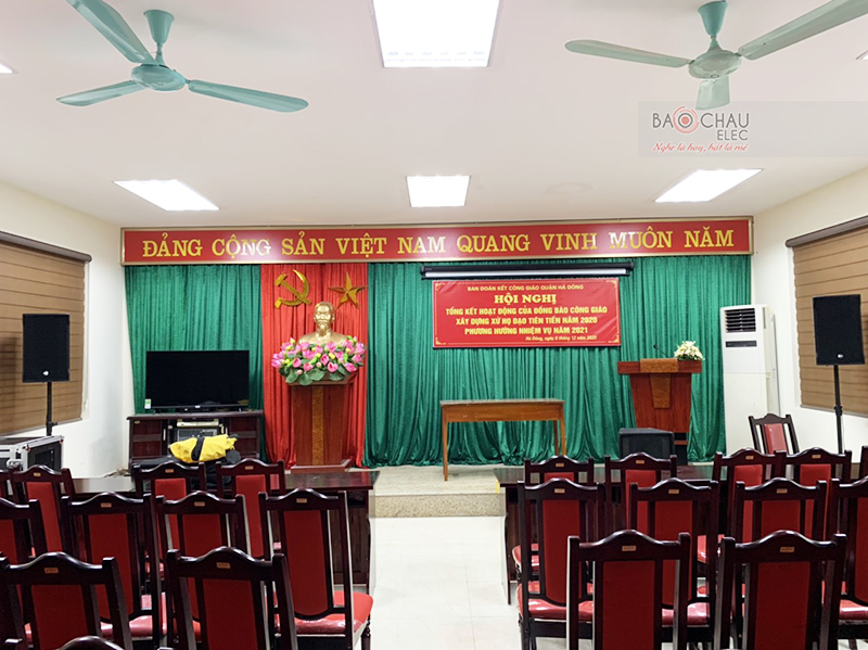 Dàn âm thanh hội trường Hà Đông h6