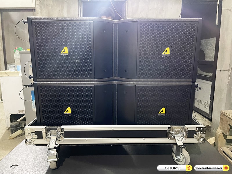 Lắp đặt dàn Line Array Actpro sự kiện, đám cưới hơn 133tr cho anh Ký tại Sơn La (Actpro KR210, Actpro KR28, TD2.22, QD4.13, DSP48, MG12XU,…)