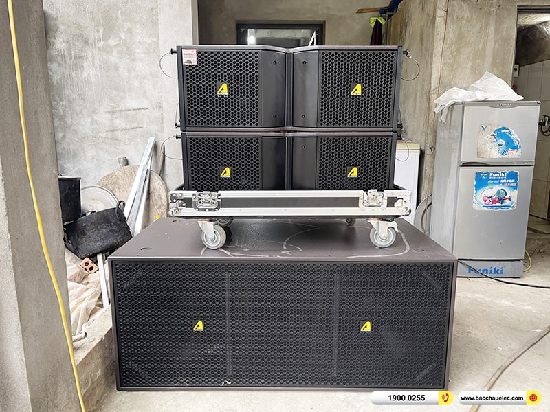 Lắp đặt dàn Line Array Actpro sự kiện, đám cưới hơn 133tr cho anh Ký tại Sơn La (Actpro KR210, Actpro KR28, TD2.22, QD4.13, DSP48, MG12XU,…)