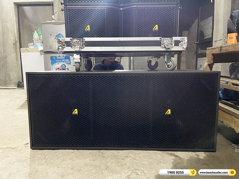 Lắp đặt dàn Line Array Actpro sự kiện, đám cưới hơn 133tr cho anh Ký tại Sơn La (Actpro KR210, Actpro KR28, TD2.22, QD4.13, DSP48, MG12XU,…)