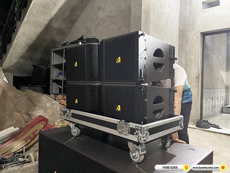 Lắp đặt dàn Line Array Actpro sự kiện, đám cưới hơn 133tr cho anh Ký tại Sơn La (Actpro KR210, Actpro KR28, TD2.22, QD4.13, DSP48, MG12XU,…)