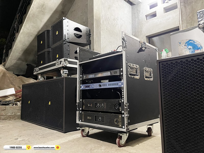 Lắp đặt dàn Line Array Actpro sự kiện, đám cưới hơn 133tr cho anh Ký tại Sơn La (Actpro KR210, Actpro KR28, TD2.22, QD4.13, DSP48, MG12XU,…)