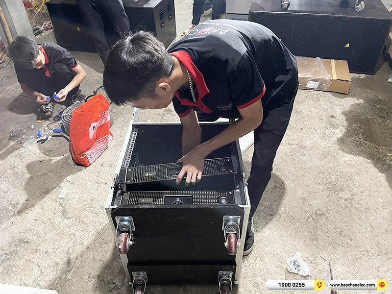 Lắp đặt dàn Line Array Actpro sự kiện, đám cưới hơn 133tr cho anh Ký tại Sơn La (Actpro KR210, Actpro KR28, TD2.22, QD4.13, DSP48, MG12XU,…)