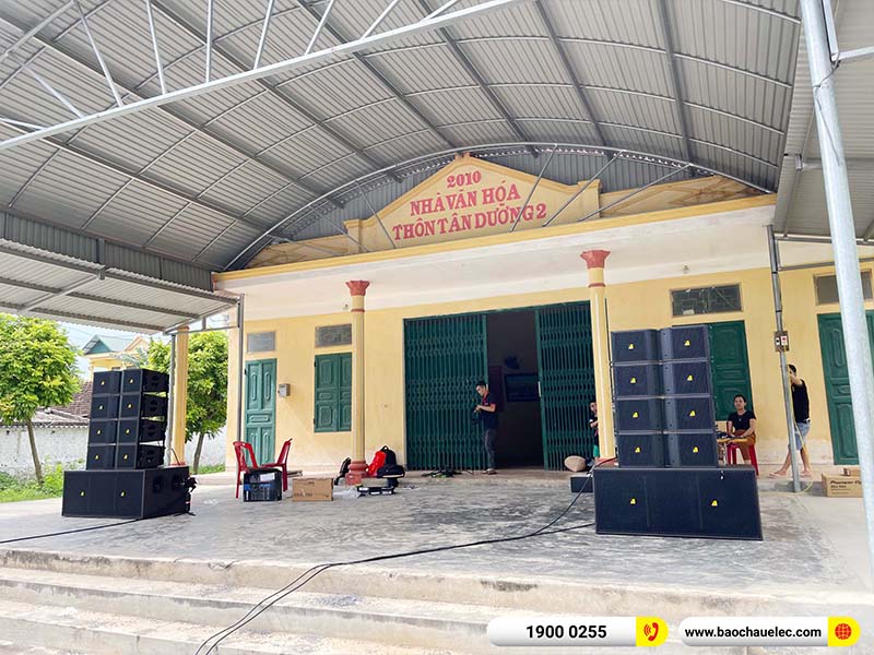 Lắp đặt dàn Line Array Actpro 200tr cho anh Quý tại Ninh Bình (Actpro KR210, Actpro KR28, FP14000, MG12XU, DSP48,…) 