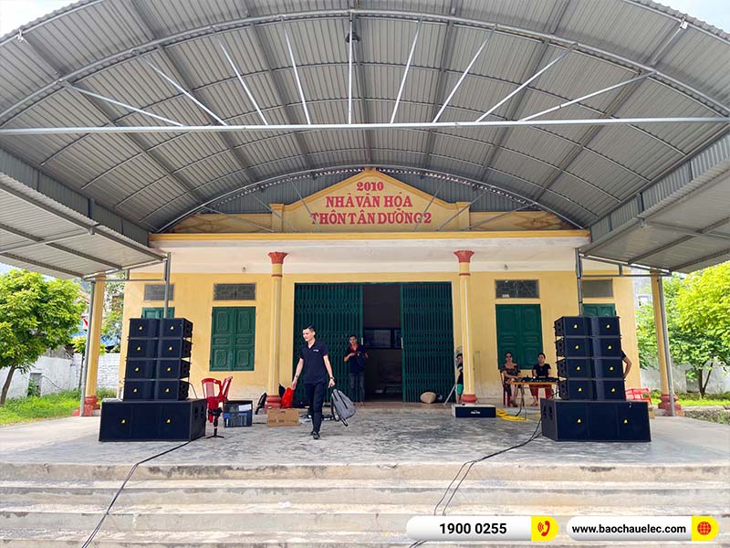 Lắp đặt dàn Line Array Actpro 200tr cho anh Quý tại Ninh Bình (Actpro KR210, Actpro KR28, FP14000, MG12XU, DSP48,…) 