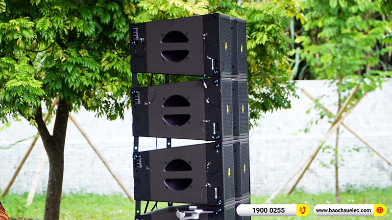 Lắp đặt dàn Line Array Actpro 200tr cho anh Quý tại Ninh Bình (Actpro KR210, Actpro KR28, FP14000, MG12XU, DSP48,…) 