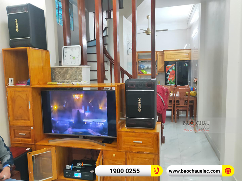 Dàn karaoke gia đình anh Cường