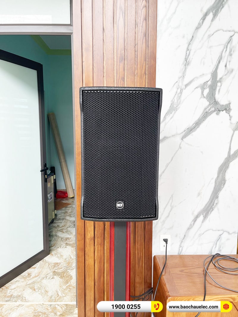 Lắp đặt dàn karaoke RCF 93tr cho anh Hán tại Hà Nội (RCF CMAX 4112, BPA-8200, K9900II Luxxury, A120P, BJ-U500) 