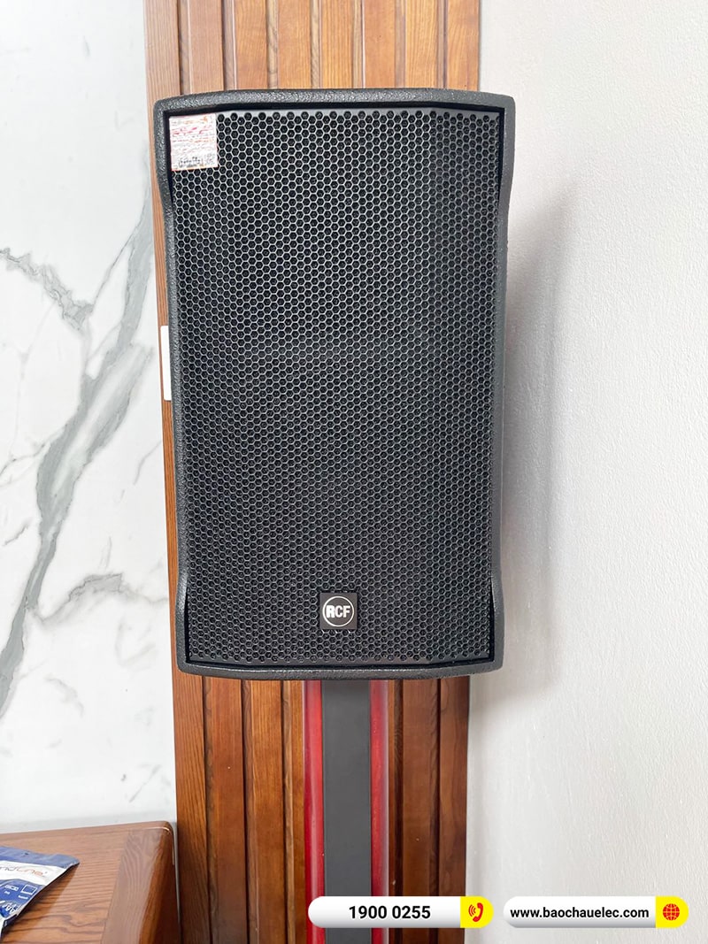 Lắp đặt dàn karaoke RCF 93tr cho anh Hán tại Hà Nội (RCF CMAX 4112, BPA-8200, K9900II Luxxury, A120P, BJ-U500) 