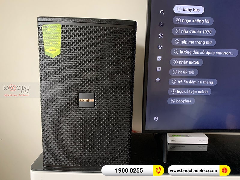 Dàn karaoke gia đình anh Hảo