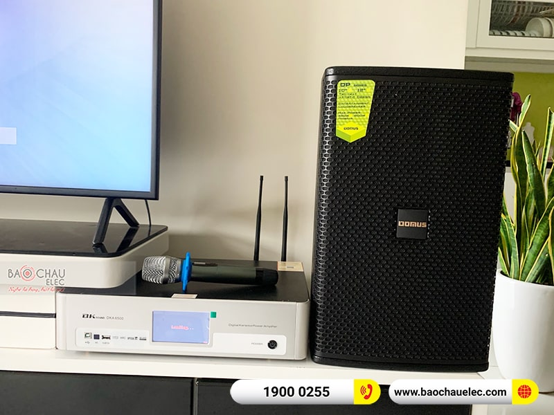 Dàn karaoke gia đình anh Hảo