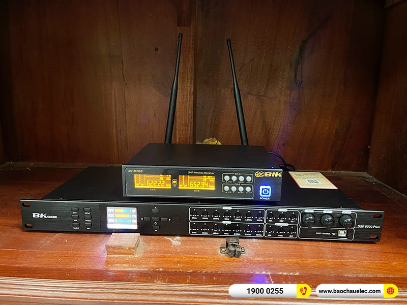 Lắp đặt dàn karaoke trị giá gần 30 triệu cho tại Hà Nội (JBL RM210, BKSound DSP-9000 Plus, SW512B, BJ-U100) 