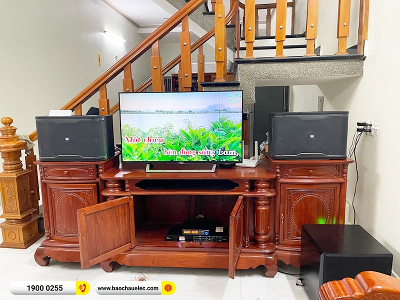 Lắp đặt dàn karaoke trị giá gần 30 triệu cho tại Hà Nội (JBL RM210, BKSound DSP-9000 Plus, SW512B, BJ-U100) 