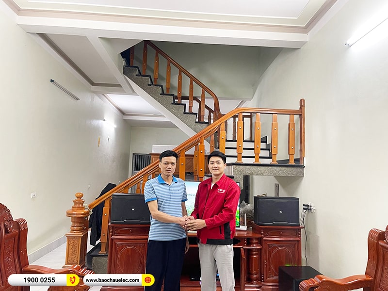 Lắp đặt dàn karaoke trị giá gần 30 triệu cho tại Hà Nội (JBL RM210, BKSound DSP-9000 Plus, SW512B, BJ-U100) 