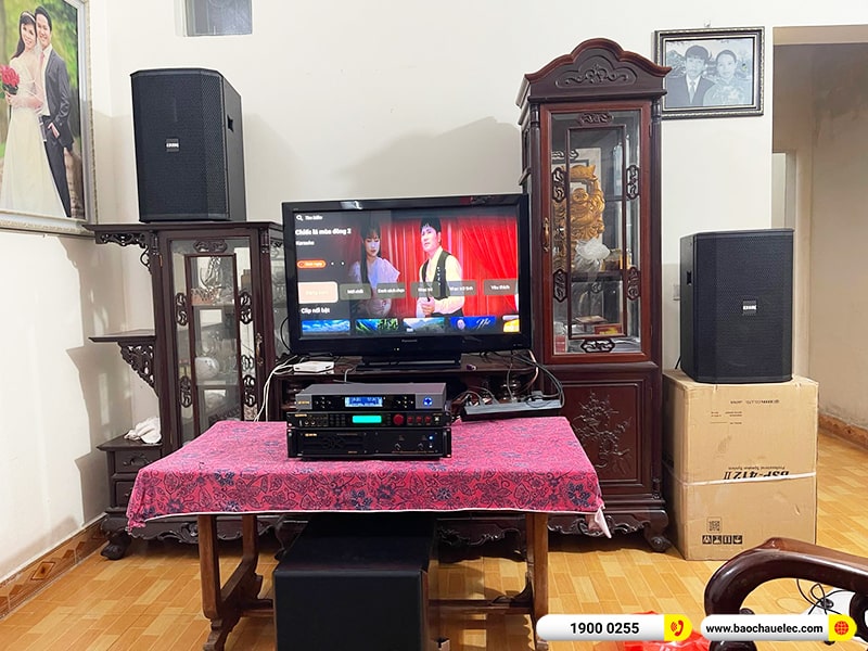 Lắp đặt dàn karaoke trị giá khoảng 40 triệu cho anh Hưng tại Ninh Bình (BIK BSP 412II, VM620A, BPR-5600, SW512B, BJ-U500) 