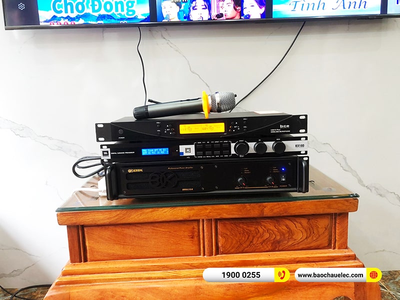 Lắp đặt dàn karaoke trị giá hơn 40 triệu cho anh Lâm tại Hà Nội 