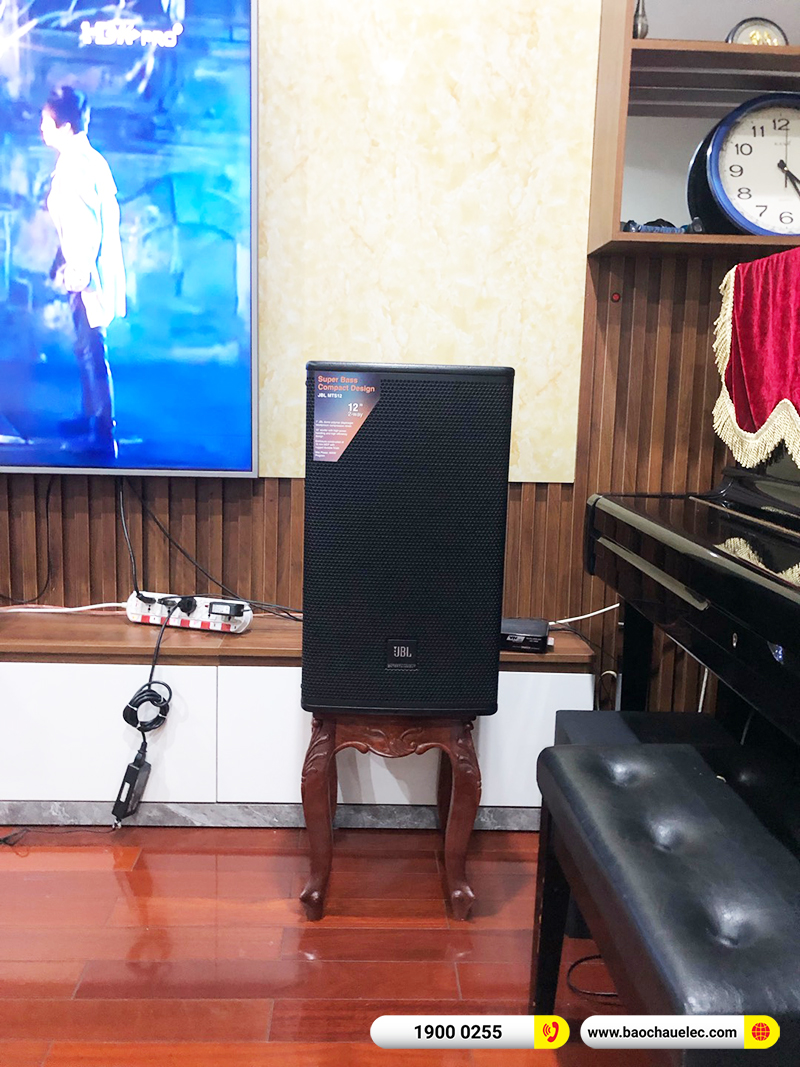 Lắp đặt dàn karaoke trị giá hơn 50 triệu cho anh Quảng tại Hà Nội (JBL MTS12, Crown T5, KX180A, JBl VM300) 