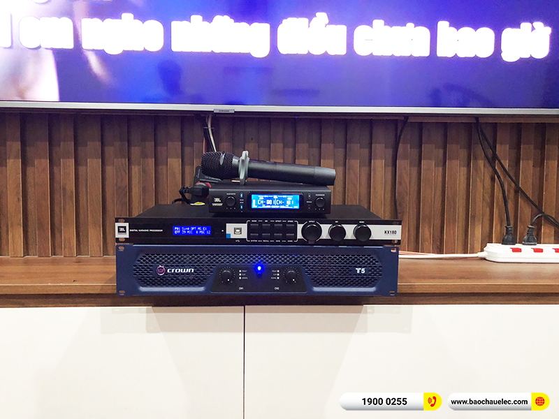Lắp đặt dàn karaoke trị giá hơn 50 triệu cho anh Quảng tại Hà Nội (JBL MTS12, Crown T5, KX180A, JBl VM300) 
