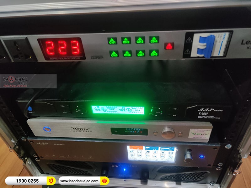 Dàn karaoke gia đình anh Thắng 