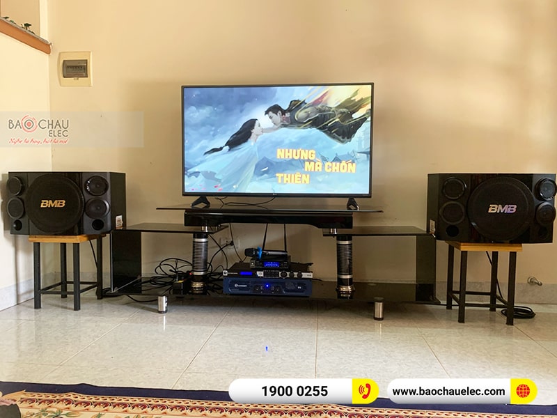 Dàn karaoke gia đình anh Thắng