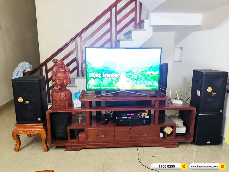 Lắp đặt dàn karaoke trị giá hơn 60 triệu cho anh Tiến tại Ninh Bình (BMB CSS 1212SE, VM1020A, KX180A, SW612B, BJ-U600) 