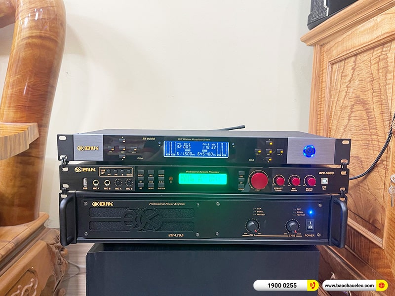 Lắp đặt dàn karaoke trị giá gần 40 triệu cho anh Toàn tại Tuyên Quang (BIK BJ-S968, VM420A, BPR-5600, BJ-W25A, BJ-U500) 